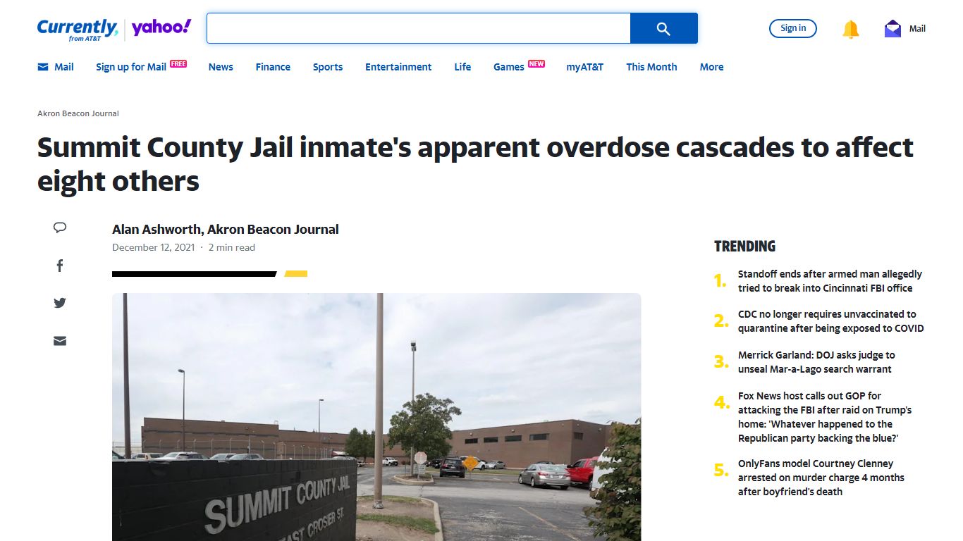 Summit County Jail inmate's apparent overdose cascades to ...